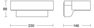 STEINEL 065690-Applique da esterno con sensore L800 LED/7,5W/230V IP44