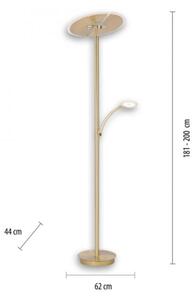 Paul Neuhaus 673-60- Piantana dimmerabile a LED ARTUR 2xLED/21W/230V+LED/6W