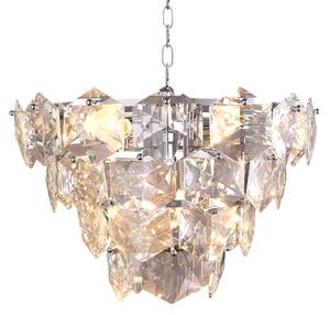 Lampadario su catena DIANA 6xE14/40W/230V cromo opaco