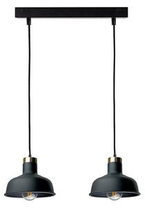 Lampadario a sospensione con filo HEBE 2xE27/60W/230V nero