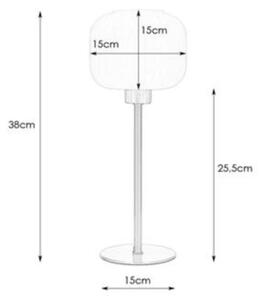 Markslöjd 108120 - Lampada da tavolo SOBER 1xE27/60W/230V ottone