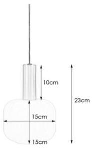 Markslöjd 108122 - Lampadario su filo SOBER 1xE14/40W/230V cromo opaco