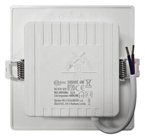 Lampada LED da incasso SQUARE LED/6W/230V 4000K 12x12 cm bianco