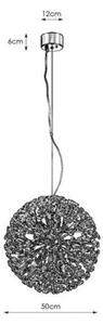 Markslöjd 108101 - Lampadario di cristallo su filo BOLID 9xG9/20W/230V