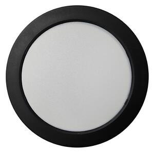 Plafoniera LED ROUND LED/18W/230V 4000K diametro 21,7 cm nero