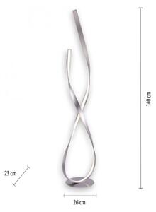 Paul Neuhaus 720-55 - Lampada da terra dimmerabile a LED LINDA LED/27W/230V cromo
