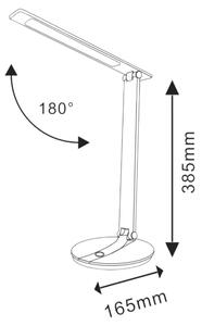 Lampada da tavolo LED dimmerabile touch SERRA LED/8W/230V nera