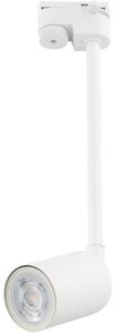 Lampadario a sospensione con supporto rigido per sistema a binario TOP 1xGU10/10W/230V bianco
