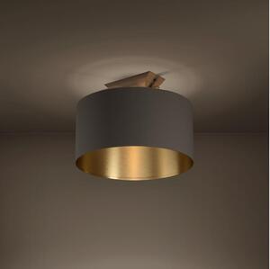 Eglo 390335 - Plafoniera SANTANDRIA 1xE27/40W/230V marrone/oro