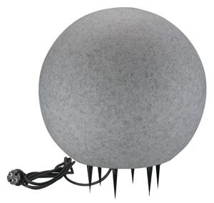 Lampada da esterno ARGENTO 1xE27/15W/230V diametro 40 cm IP65 grigio