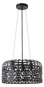 Rabalux 2158 - Lampadario ALESSANDRA 3xE27/60W/230V nero