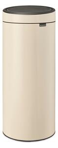 Bidone per rifiuti in acciaio beige touch 30 l Touch Bin - Brabantia