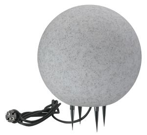 Lampada da esterno ARGENTO 1xE27/15W/230V diametro 30 cm IP65 grigio