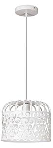 Rabalux 2161 - Lampadario ALESSANDRA 1xE27/60W/230V bianco