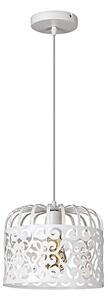 Rabalux 2161 - Lampadario ALESSANDRA 1xE27/60W/230V bianco