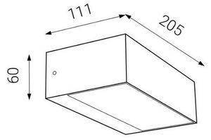 LED2 - Applique LED da esterno KVADER LED/9W/230V IP54