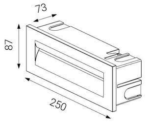 LED2 - Lampada LED da incasso da esterno STEP IN LED/8,5W/230V IP65