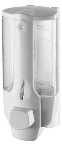 Dispenser per sapone in plastica da parete bianco 350 ml Aqualine – Sapho