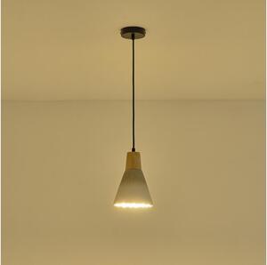 Lampadario a sospensione con filo 1xE27/15W/230V color crema