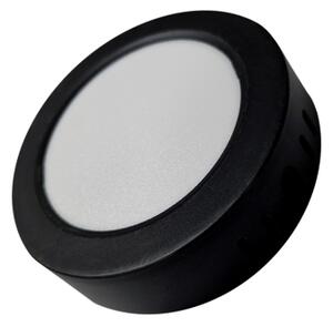 Plafoniera LED ROUND LED/6W/230V 4000K diametro 12,1 cm nero