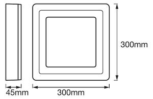 Ledvance - Plafoniera LED SQUARE LED/18W/230V