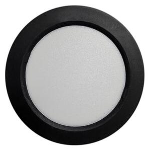 Plafoniera LED ROUND LED/6W/230V 4000K diametro 12,1 cm nero