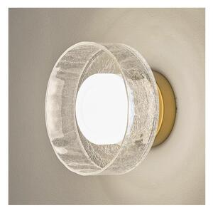 Applique a LED LED/8W/230V 3000K oro/limpido