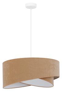 Brilagi - Lampadario LED a sospensione con filo LYRA 1xE27/15W/230V marrone/bianco