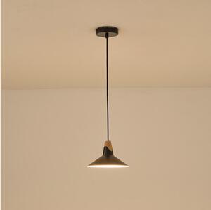 Lampadario a sospensione con filo 1xE27/15W/230V nero