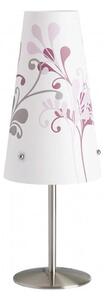 Brilliant - Lampada da tavolo ISI 1xE14/40W/230V bianco/rosa/cromo lucido
