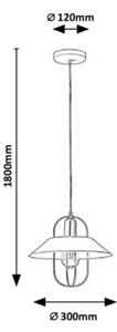 Rabalux - Lampadario su filo 1xE27/40W/230V