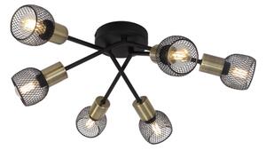 Globo 54028-6S - Lampadario fisso FIASTRA 6xE14/40W/230V