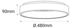 LED2 - Plafoniera LED BELLA LED/40W/230V 3000/4000K nera