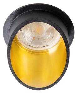 Kanlux 27324 - Lampada da incasso SPAG GU10/35W nero/oro