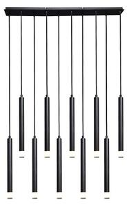 Rabalux 72364 - Lampadario a sospensione con filo RAMIRA 10xG9/5W/230V nero