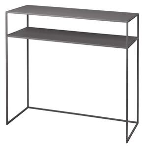 Consolle in metallo grigio scuro 35x85 cm Fera - Blomus