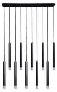 Rabalux 72364 - Lampadario a sospensione con filo RAMIRA 10xG9/5W/230V nero