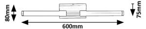Rabalux 75045 - Applique a LED da bagno TILORA LED/8W/230V 4000K IP44