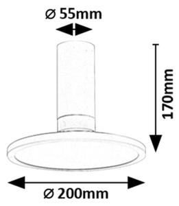 Rabalux 71328 - Plafoniera LED OVIDIA LED/20W/230V 3000K bianca