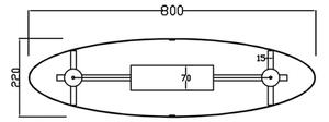 Trio - Lampadario su filo DUNCAN 4xE14/40W/230V