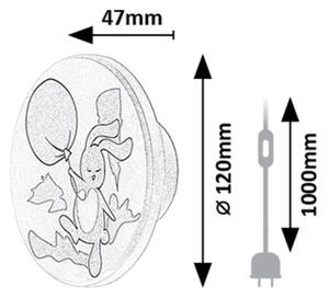 Rabalux 71100 - Applique a LED HOPPLY LED/9W/230V 3000/4000/6500K