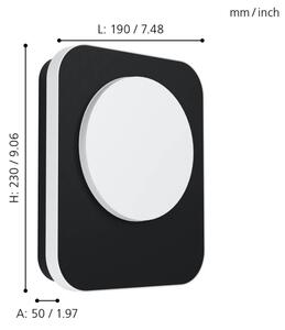Eglo 99583 - Applique LED da esterno MADRIZ LED/9W/230V IP44
