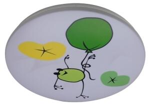 Rabalux 71069 - Plafoniera per bambini FROGGO LED/24W/230V 3000K