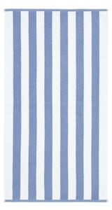 Telo da bagno in cotone blu e bianco 90x140 cm Stripe Jacquard - Bianca