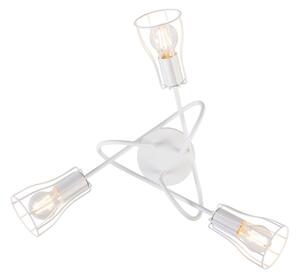 Lampadario a plafone OXFORD 3xE27/15W/230V bianco