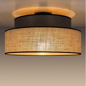 Plafoniera BOHO 1xE27/60W/230V diametro 40 cm marrone/beige
