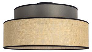 Plafoniera BOHO 1xE27/60W/230V diametro 40 cm marrone/beige