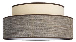 Plafoniera GRACE 1xE27/60W/230V diametro 40 cm color crema/marrone