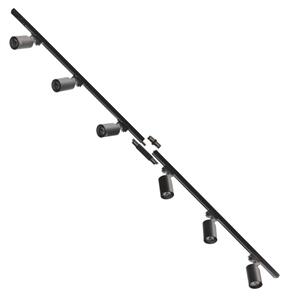 Zuma Line 3025 - Faretto per sistema a binario TORE 6xGU10/35W/230V nero