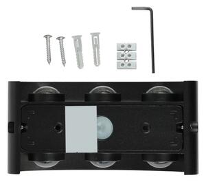 Applique LED da esterno 6xLED/6W/230V IP54 3000K nera
